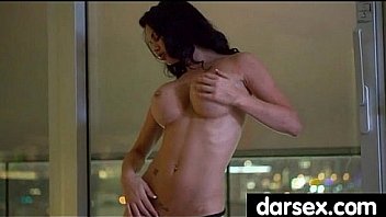 Gorgous babe in stockings tasiting a dick 25