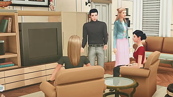 Tv show's xxx adaptation friends ross rachael joey phoebe chandler and monica sex