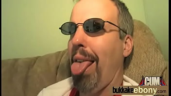 Hard group blowjob and facial interracial bukkake 24