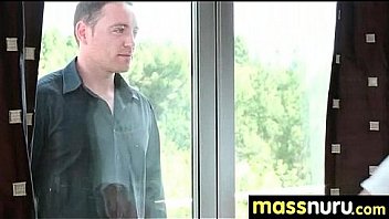 Japanese masseuse gives a full service massage 27