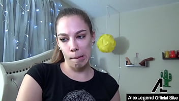 Sexy bobbi dylan squeezes all the cum out of alex legend's cock