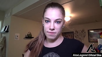 Sexy bobbi dylan squeezes all the cum out of alex legend's cock