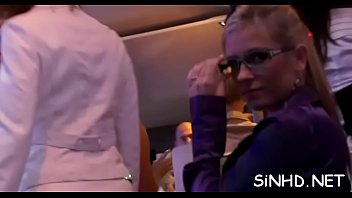 Gracious chicks are getting rough bangings during fuckfest