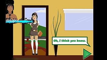 Cookie scout taste testing some cookies and getting some milk