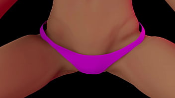 3d animated bikini dance