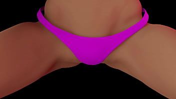 3d animated bikini dance