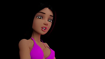 3d animated bikini dance