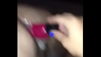 Girlfriend playing with boyfriends ass