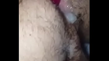 Girlfriend playing with boyfriends ass