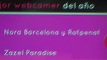 Nora barcelona & ratpenat ganadores premio ninfa mejores webcamers