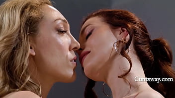 Two pussies one bolster