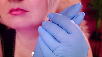 Asmr with 2 layers of medical gloves clicking and clapping hands arya grander