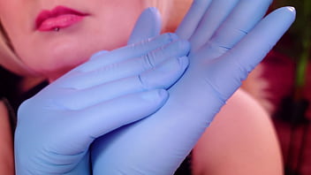 Asmr with 2 layers of medical gloves clicking and clapping hands arya grander