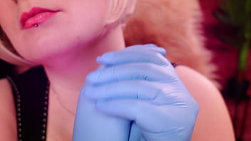 Asmr with 2 layers of medical gloves clicking and clapping hands arya grander