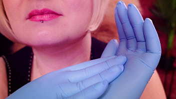 Asmr with 2 layers of medical gloves clicking and clapping hands arya grander
