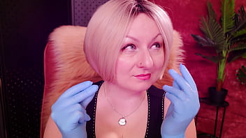Asmr with 2 layers of medical gloves clicking and clapping hands arya grander