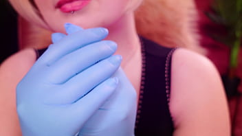 Asmr with 2 layers of medical gloves clicking and clapping hands arya grander