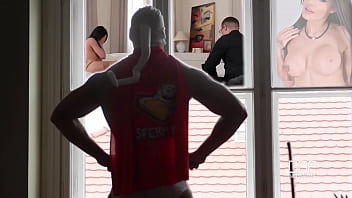 Sperm man forever superhero fucks lonesome wife