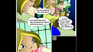 Layla find flora fuck with professor winx porn comics