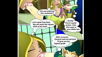 Layla find flora fuck with professor winx porn comics
