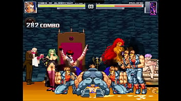 Purple haired japanese superhero group sex