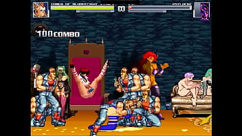 Purple haired japanese superhero group sex