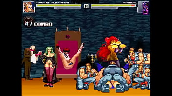 Purple haired japanese superhero group sex