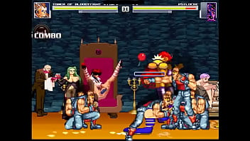 Purple haired japanese superhero group sex