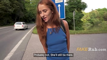 Czech girl was hitchhiking with no panties to get over cheating boyfriend Czech girl was hitchhiking with no panties to get over cheating boyfriend