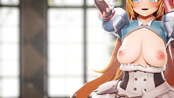 Anime girl strip dancing video