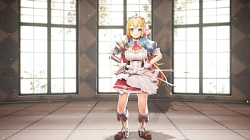 Anime girl strip dancing video