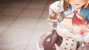 Anime girl strip dancing video