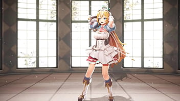 Anime girl strip dancing video