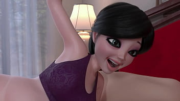 Step mommy blows 3d futanari porn