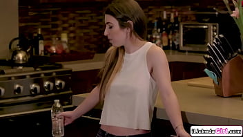 Serena blair is annoyed with her nudist roommate kenna james eventually she gets used to it and even went on having sex getting her ass fingered