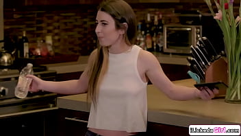 Serena blair is annoyed with her nudist roommate kenna james eventually she gets used to it and even went on having sex getting her ass fingered