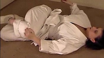 Karate girl trains her pussy Karate girl trains her pussy