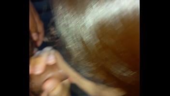 Sucking her husband's cock