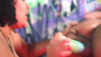 2 sexy curvy babes in intense lesbian foot worship