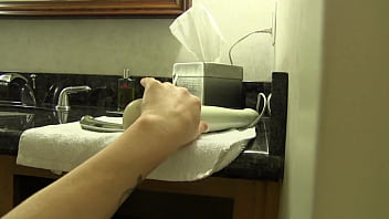 They have a great time behind mounted bending over for some gloved fingering and of