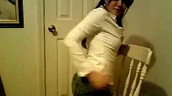 Asian chick stripteased before flashing her nice pretty titties