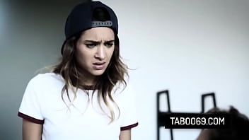 Sexy step sister shaved pussy fucked hard