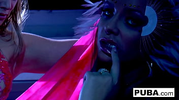 Hot babes lick each other