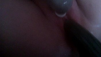 Amateur cucumber squirt