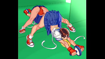 Sakura entrenando Sakura entrenando