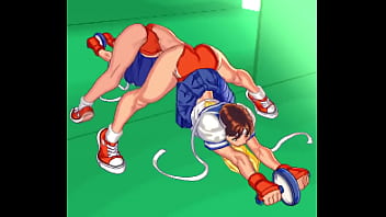 Sakura entrenando