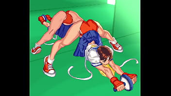 Sakura entrenando