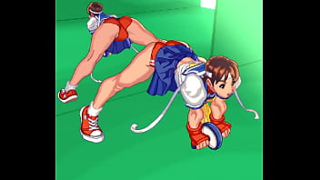 Sakura entrenando