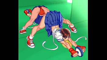Sakura entrenando