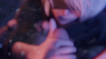 2b y su cara con semen